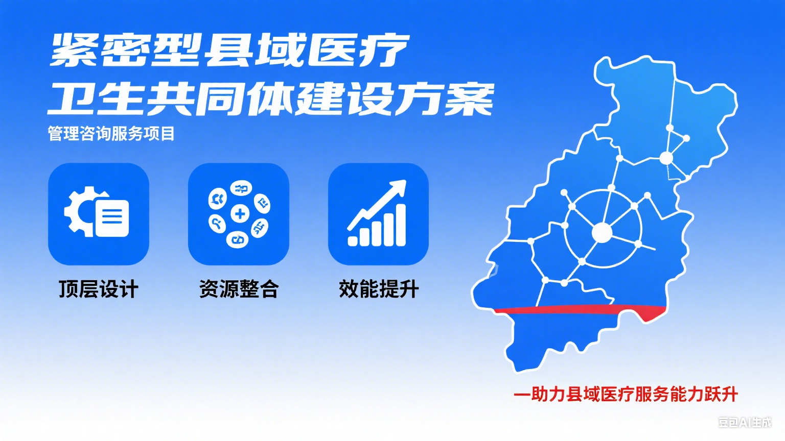 《緊密型縣域醫療衛生共同體建設方案》 管理咨詢服務項目簡介